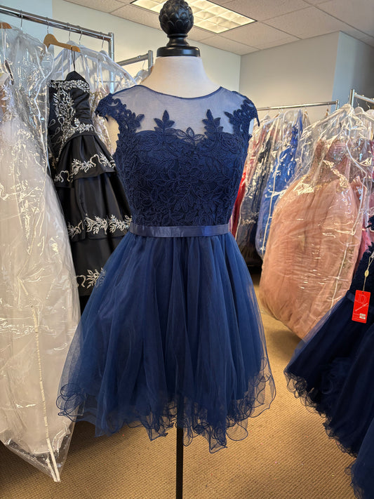 Tulle Skirt Lace Top Short Dress