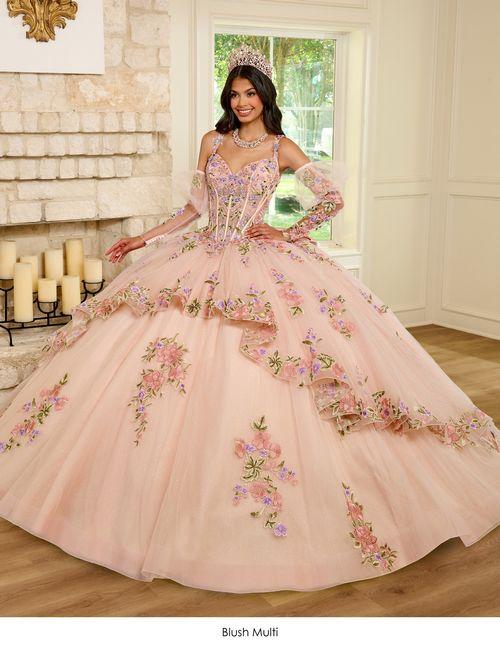 Pink Quince Dress by Rachel Allan Alta Couture- RQ3119 — Danielly's Boutique