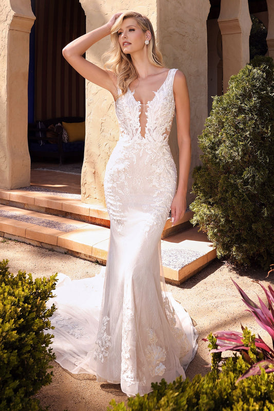 LADIVINE AVERY LACE WEDDING GOWN